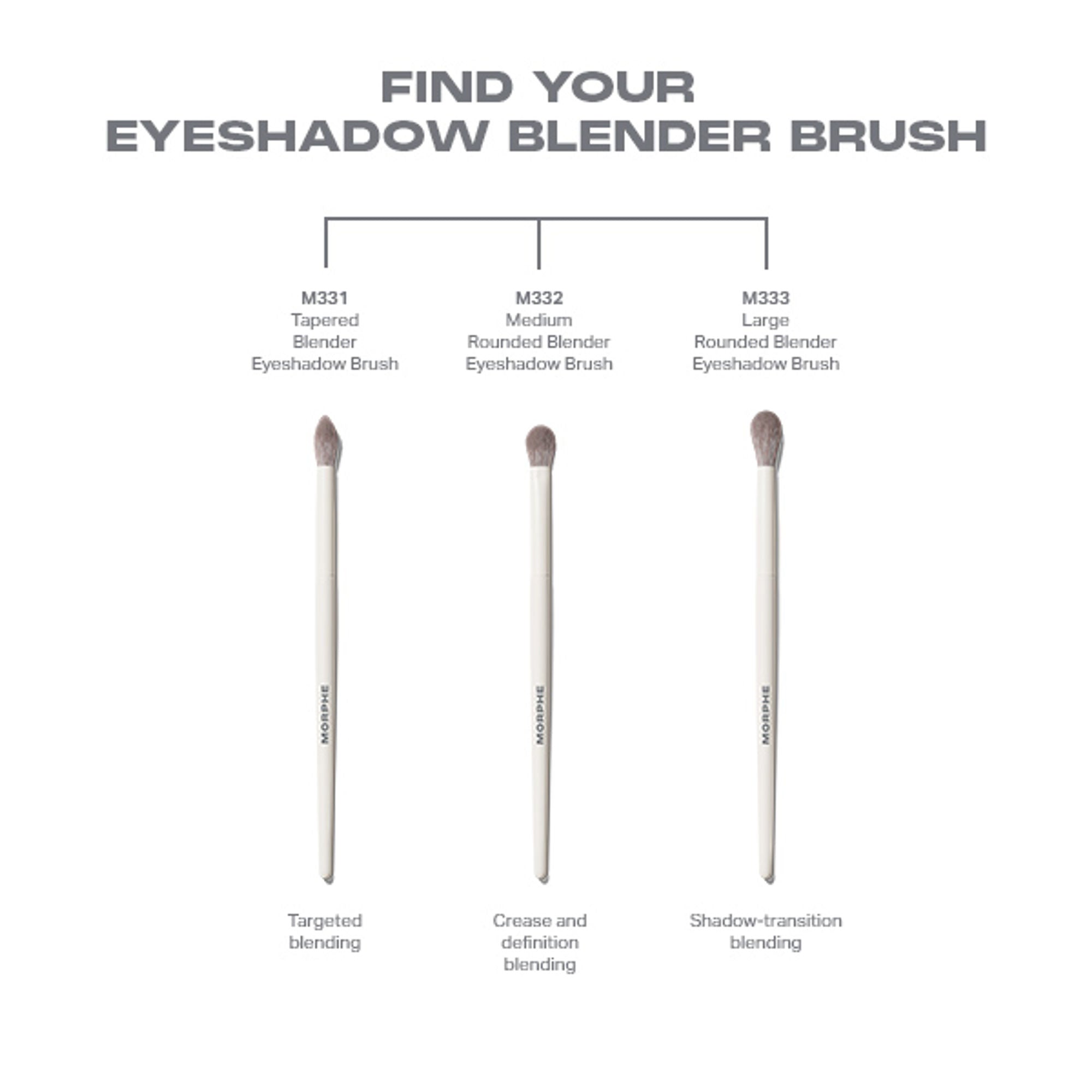 MORPHE M333 Large Rounded Blender Eyeshadow Brush