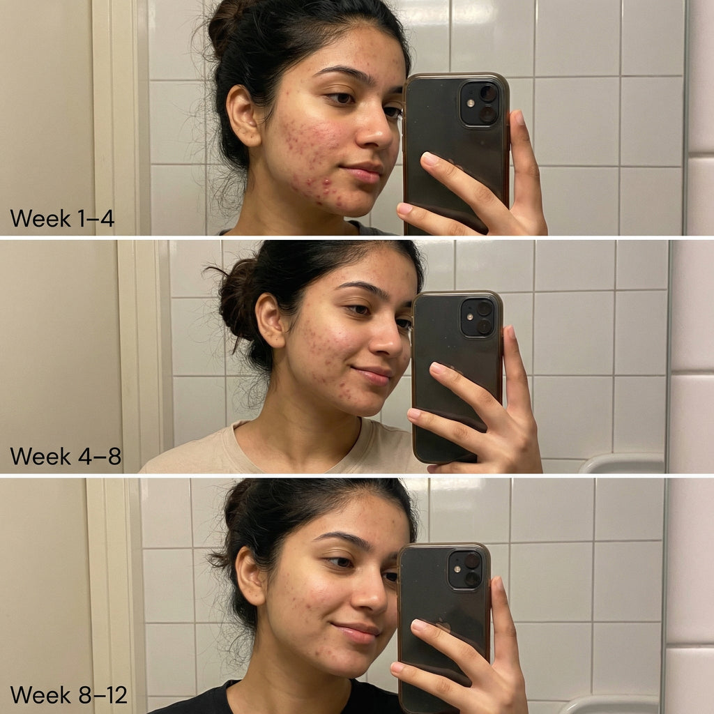 VedicDerm Nano Gold Acne Defence Cream with Turmeric and Nia-Cera-Peptide Complex™️