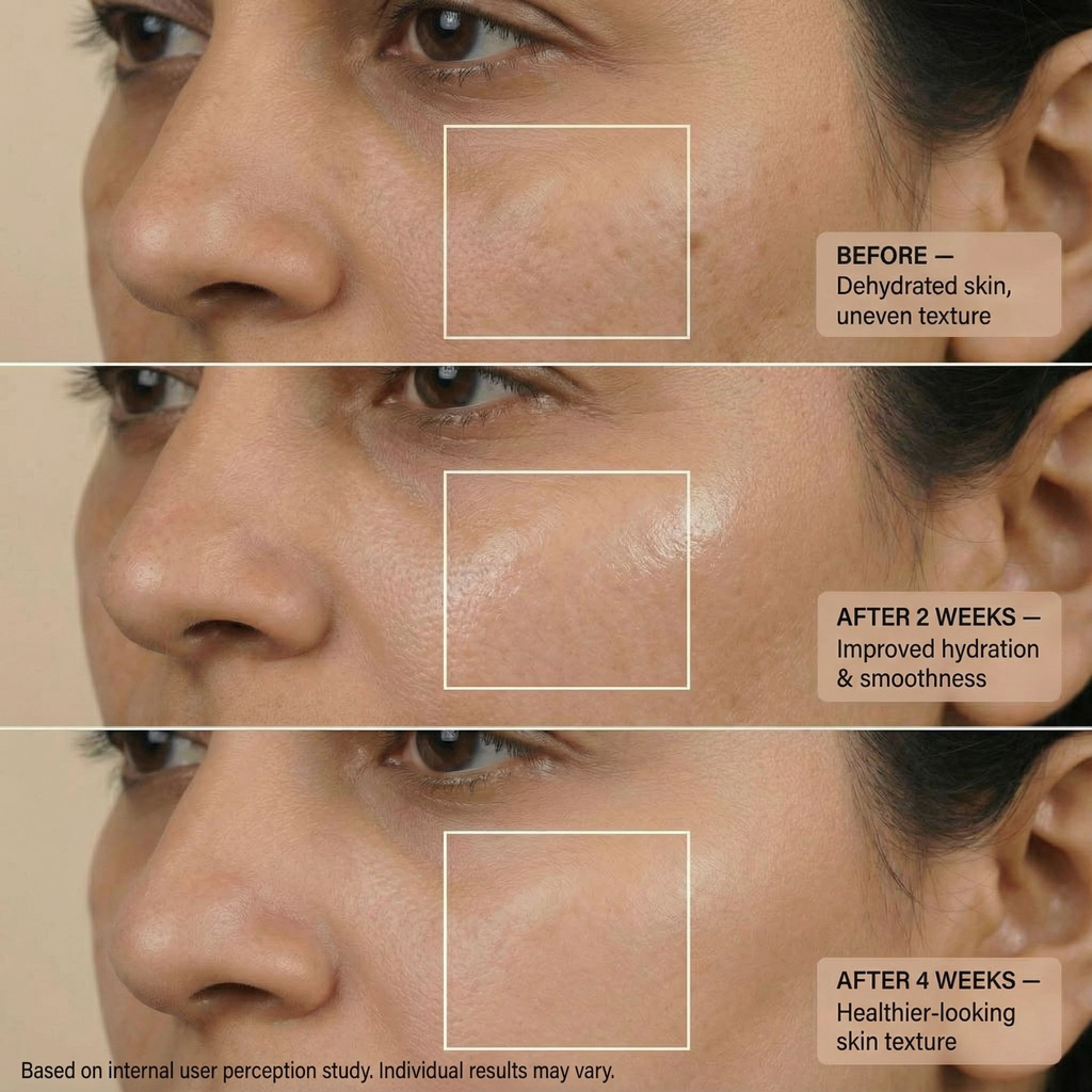 VedicDerm Green Tea Matcha Gel Moisturiser with Squalene and Niacinamide