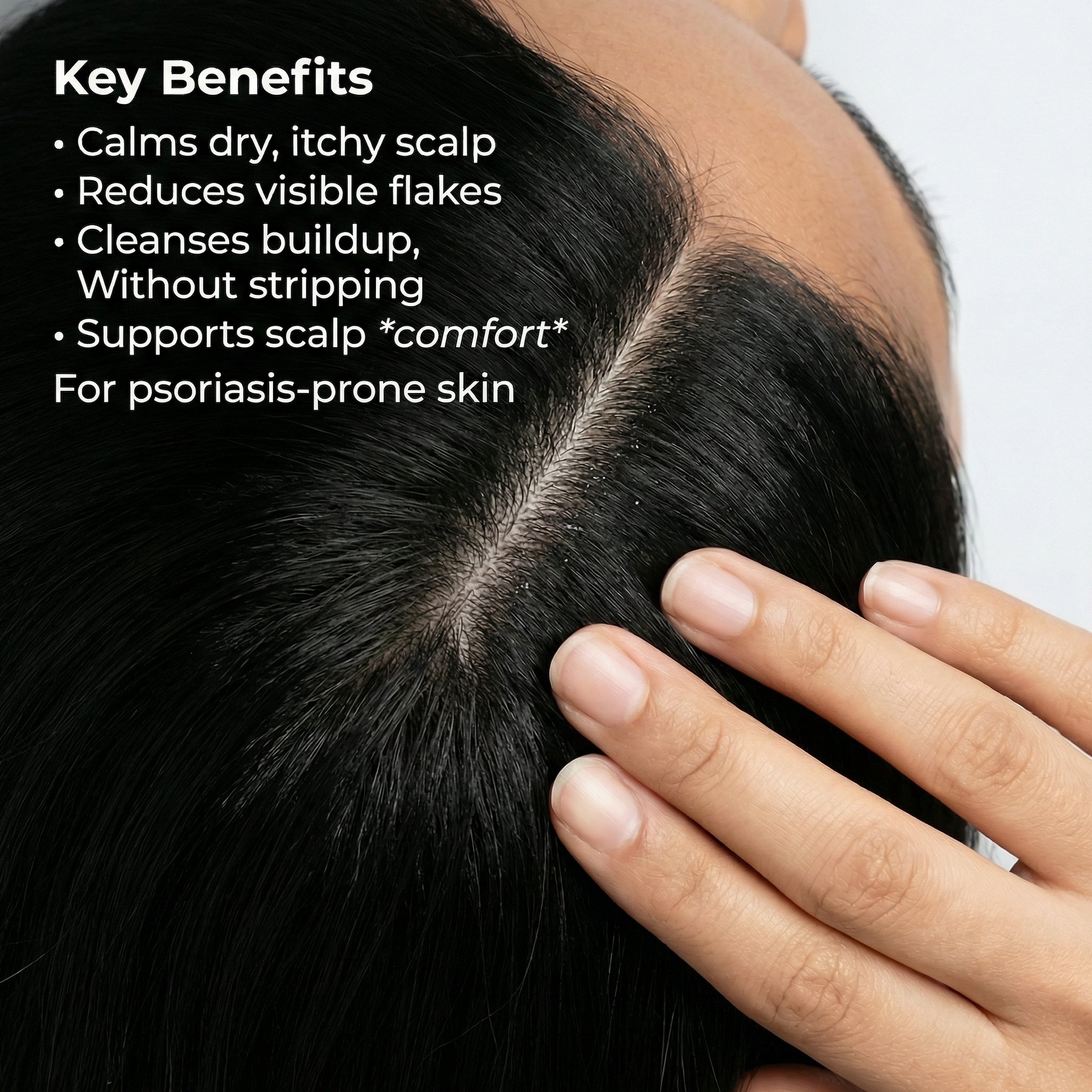 VedicDerm Plasma Bamboo Charcoal Shampoo for Psoriasis & Sensitive Scalp