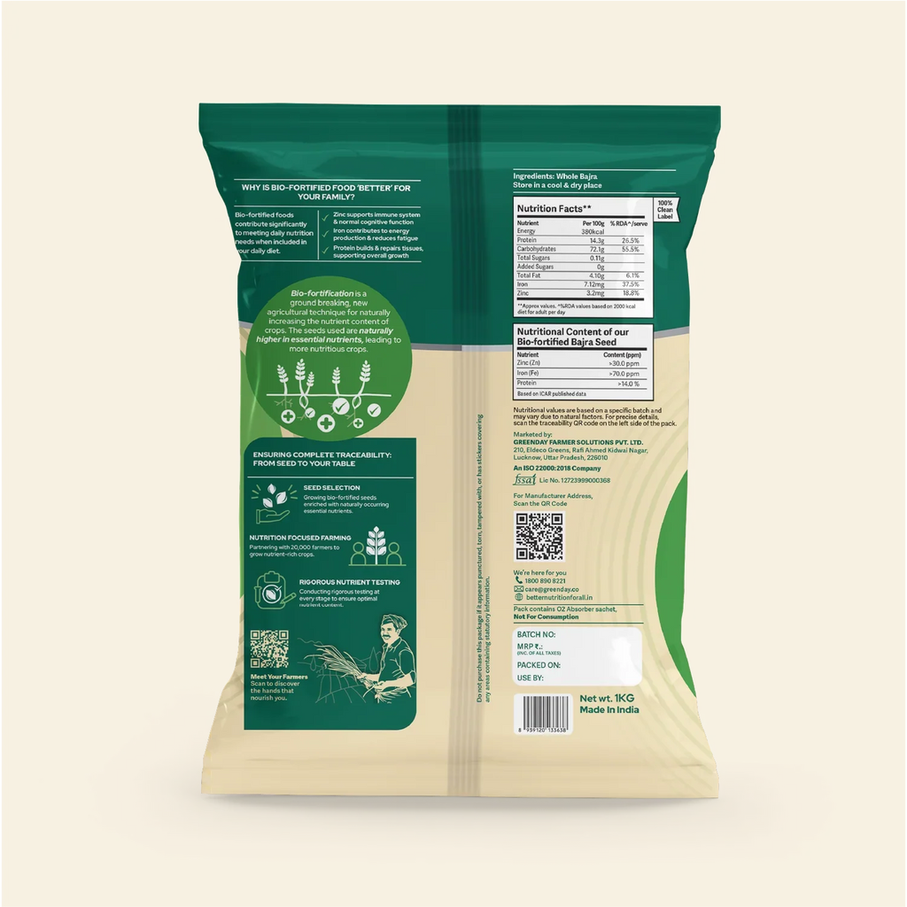 Better Nutrition Biofortified Bajra Atta / Pearl Millet Flour