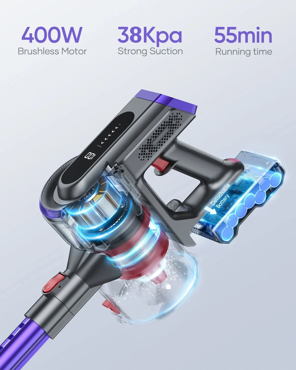Buture JR400 Cordless Vacuum Cleaner