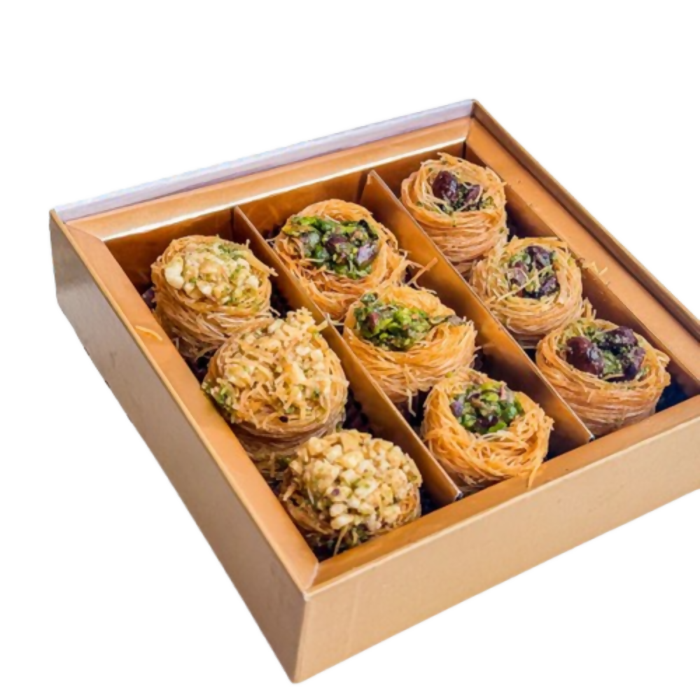 Gwalia Sweets Assorted Birdnest Baklawa Box