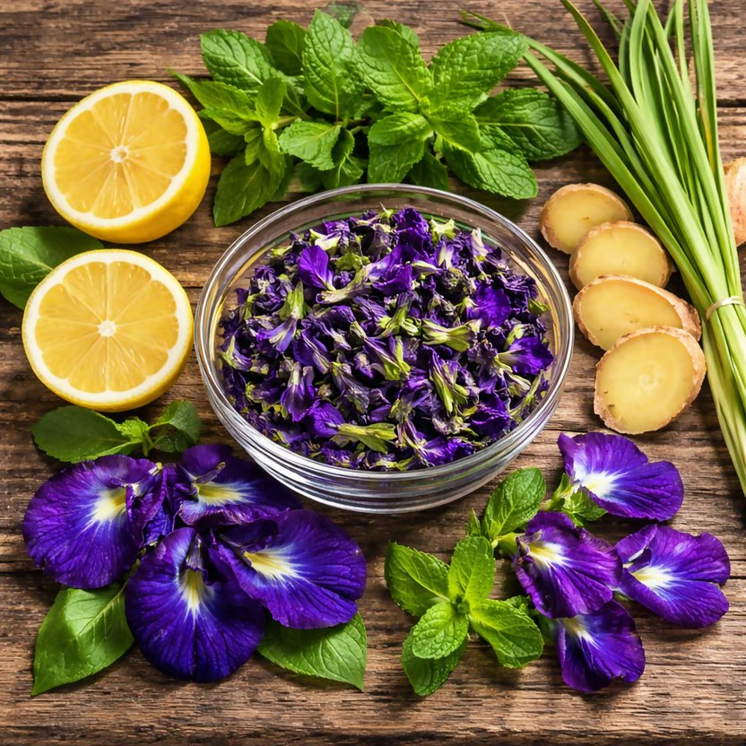 VedaRasa Blue Tea Powder