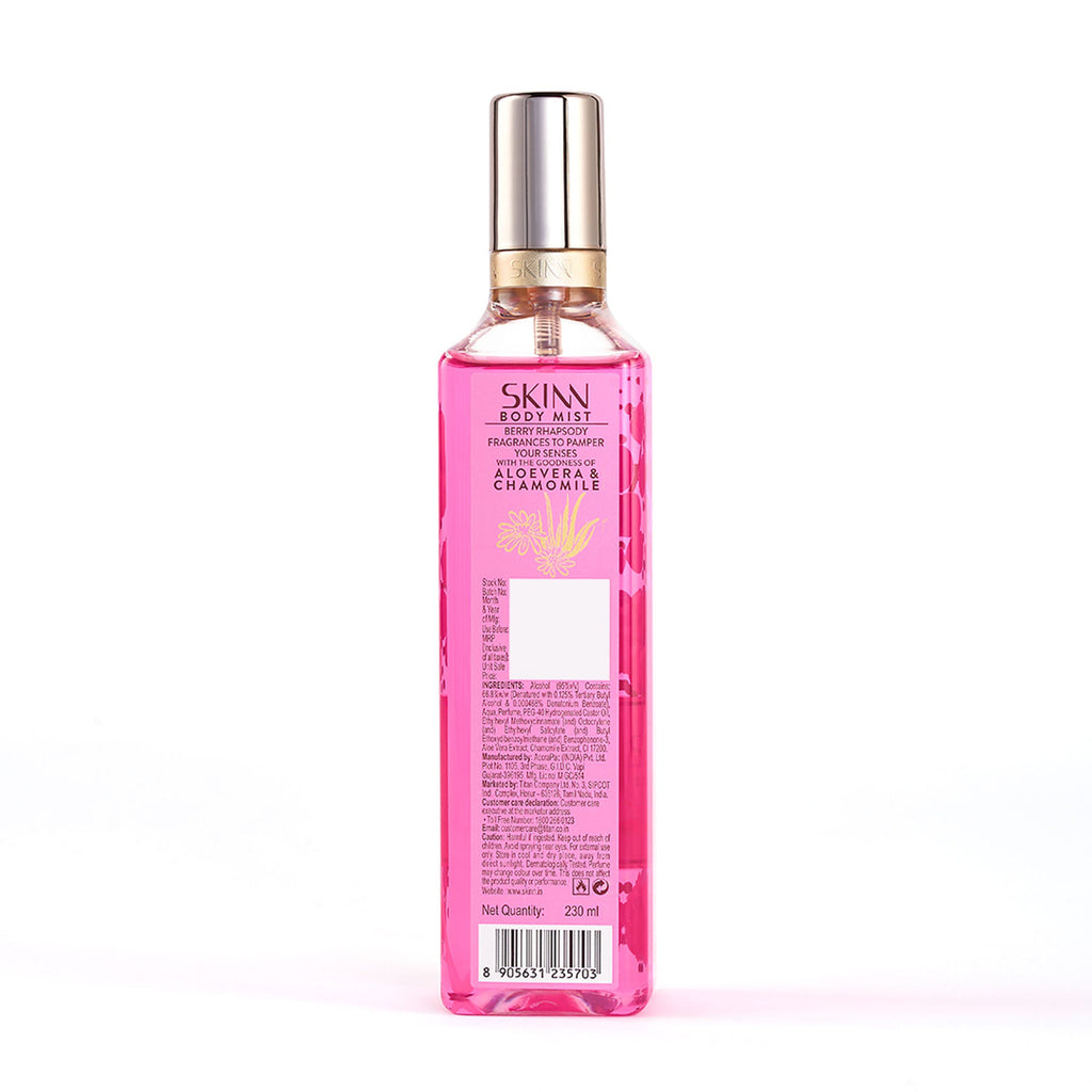 Skinn By Titan Berry Rhapsody Body Mist For Her