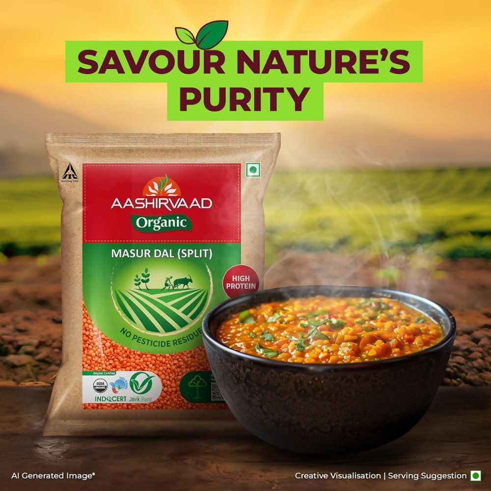 Aashirvaad Organic Masur Dal