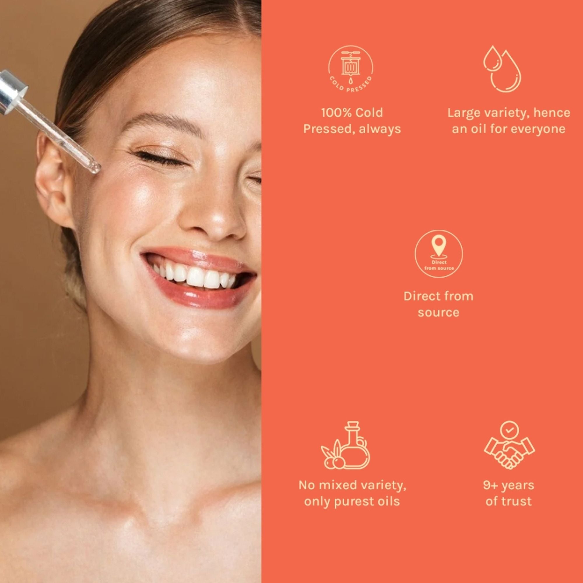 Tattvalogy Sweet Almond Oil - Nourishes Skin, Fades Dark Circles & Uneven Skin tone, Vitamin-E Rich