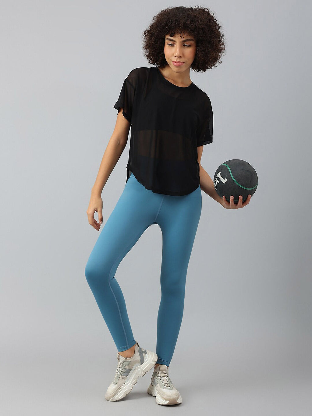 MKH Women Drop-Shoulder Sleeves Dri-FIT Sports T-shirt