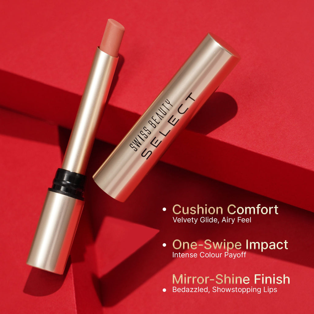 Swiss Beauty Select High On Shine Lipstick - 11 Powerful Pink