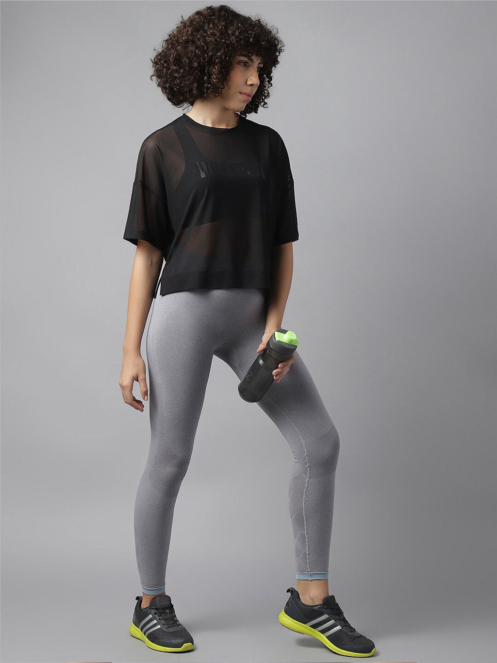 MKH Women Typography Printed Dri-FIT Sports T-Shirt