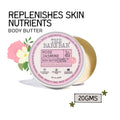 The Bare Bar Rose Jasmine Body Butter - Floral Butter Blend For Soft, Hydrated Skin