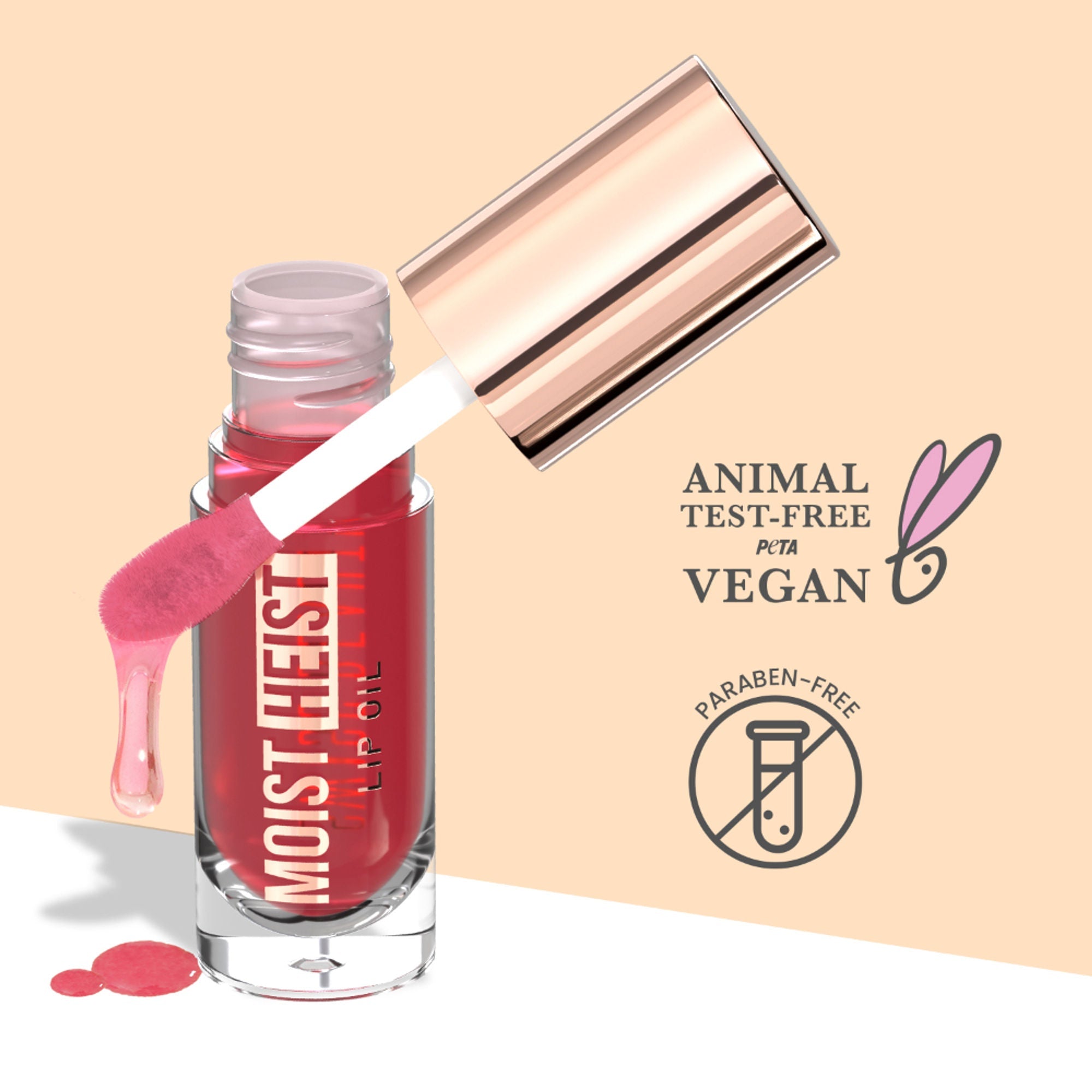 Swiss Beauty Moist Heist Lip Oil Colour-Changing With Vitamin E & Mint Oil - 2 Cucumber Trap