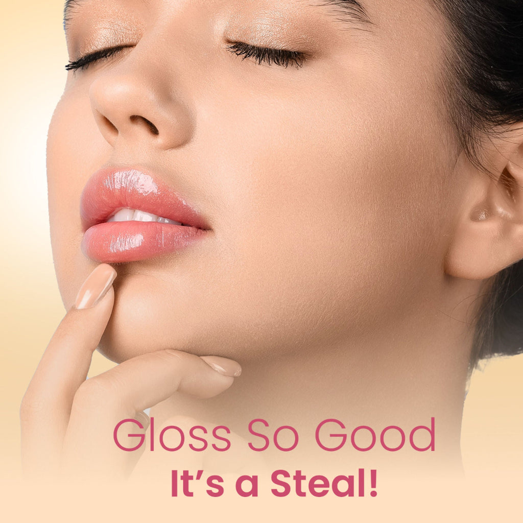 Swiss Beauty Moist Heist Lip Oil Colour-Changing With Vitamin E & Mint Oil - 3 Melon Loot
