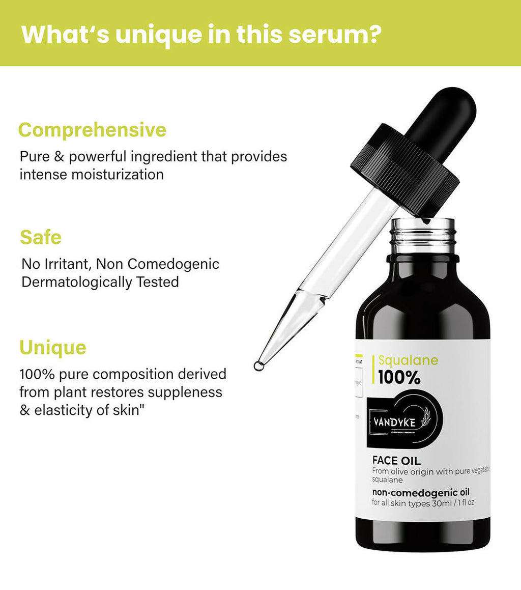 Vandyke Squalane 100% Face Oil