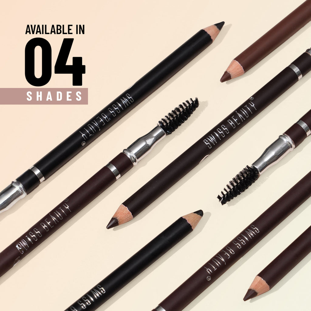 Swiss Beauty Brow Definer Pencil - 03 Deep Brown