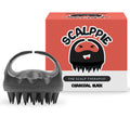 Scalppie Silicon Hair Scalp Massager & Shampoo Brush Scrub For Hair Growth & Anti Dandruff - Black