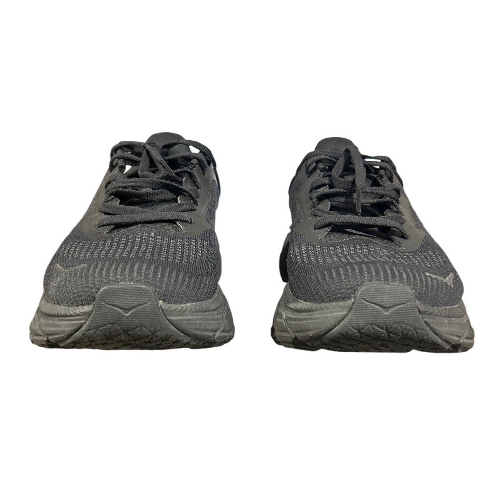 Hoka Womens Size 10B Black Mesh Arahi 7 Lace Up Athletic Shoes w Box EUC