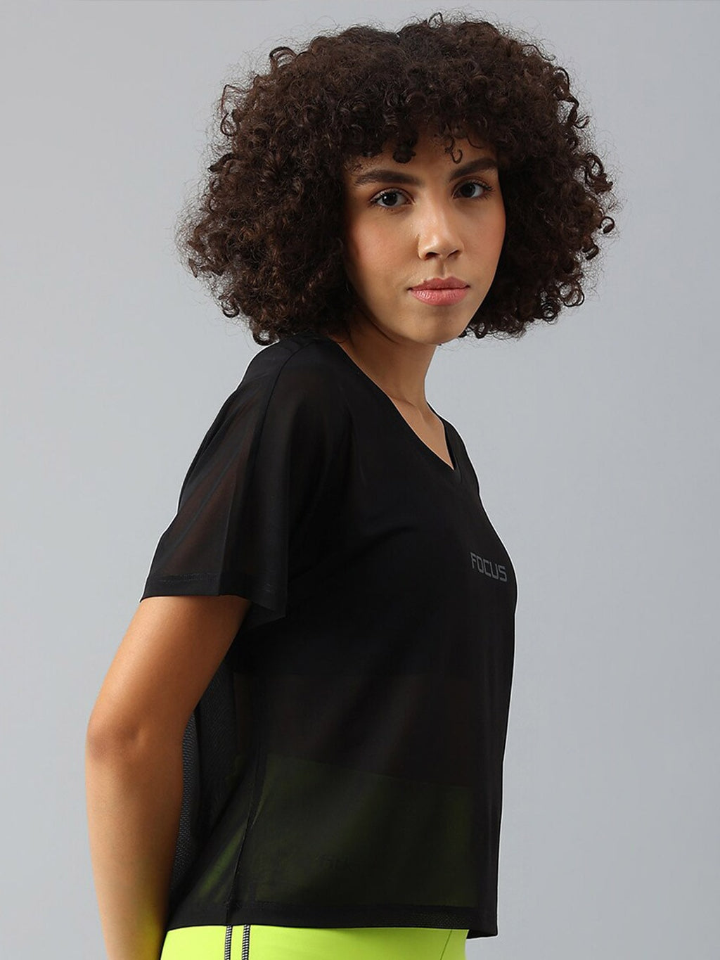 MKH Women Typography Extended Sleeves Dri-FIT Sports T-shirt