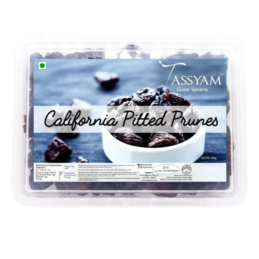 Tassyam Organics Pitted Prunes