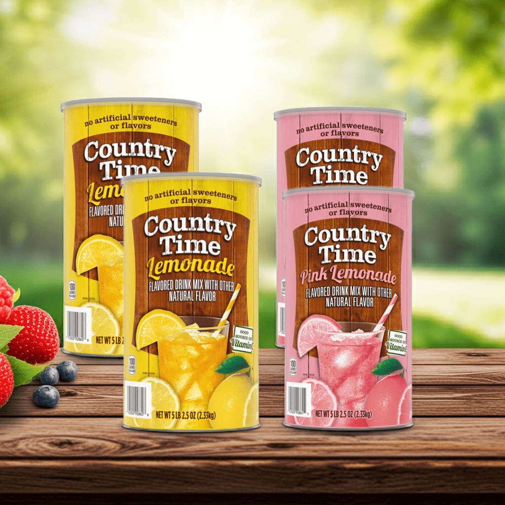 Country Time Lemonade & Pink Lemonade Mix  4-Pack 82.5 oz