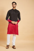 Red Knight Designer Men's Kurta by Hilo Design