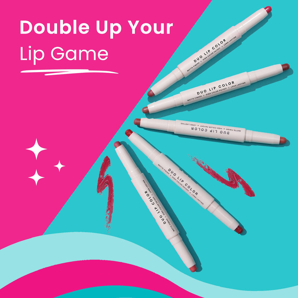 Swiss Beauty CRAZE Duo 2 In 1 Satin Matte Finish Lipstick Non-Transfer Lip Colour - 03 Choco Spice