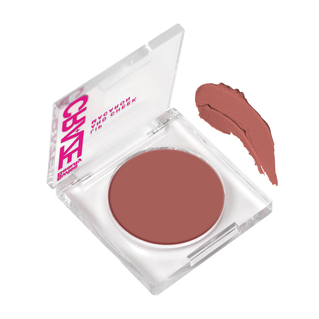 Swiss Beauty CRAZE Lip & Cheek Macaron With Vitamin E And Olive Oil - 01 Brown Pie