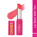 Swiss Beauty CRAZE Tinted Weightless Sheer Coverage Lip Balm With Cocoa Butter - 04 Coral Pink