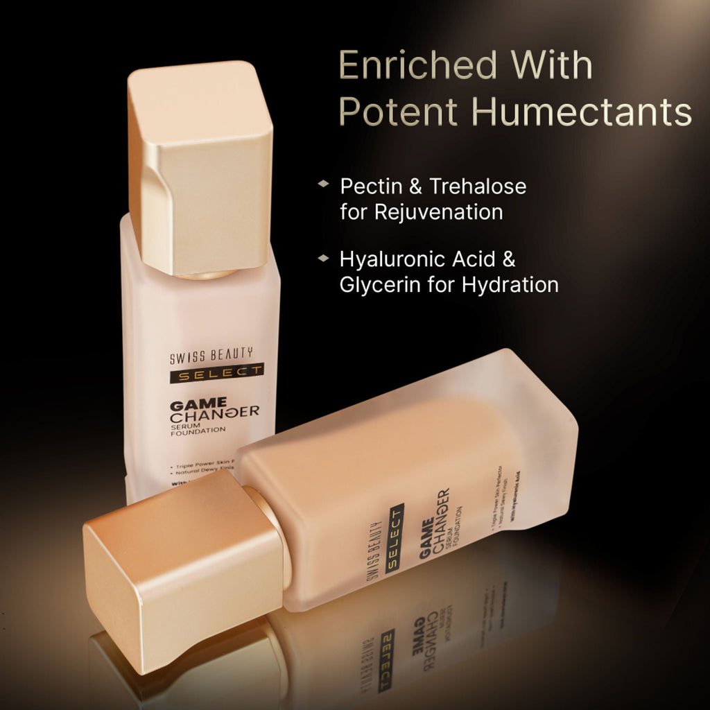 Swiss Beauty Select Game Changer Serum Foundation With Natural and Dewy Finish - 5. Neutral Biscuit