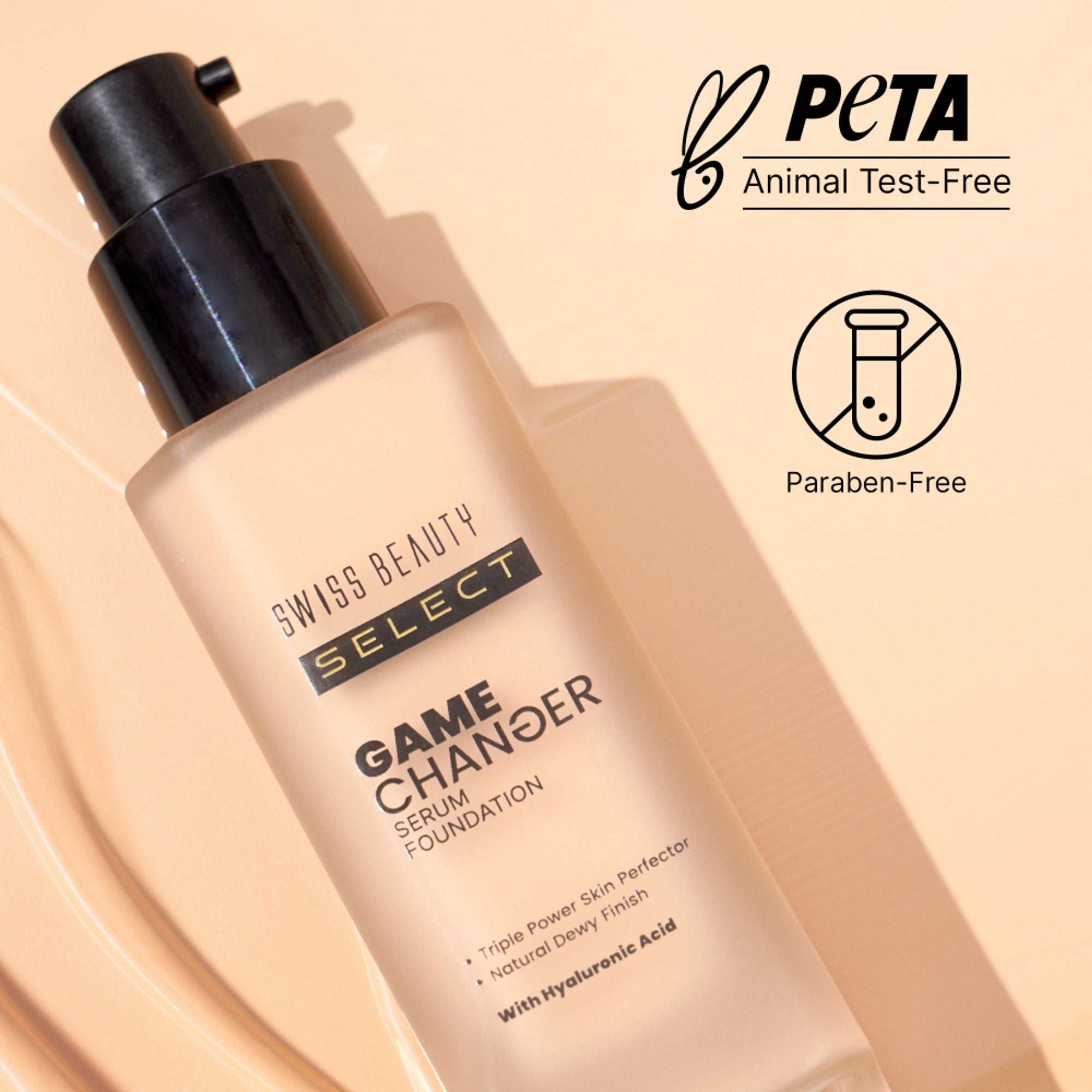 Swiss Beauty Select Game Changer Serum Foundation With Natural and Dewy Finish - 7. Warm Espresso