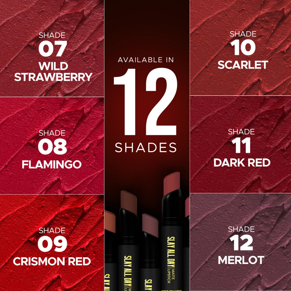 Hilary Rhoda Slay All Day Matte Lipstick - Mulberry 06