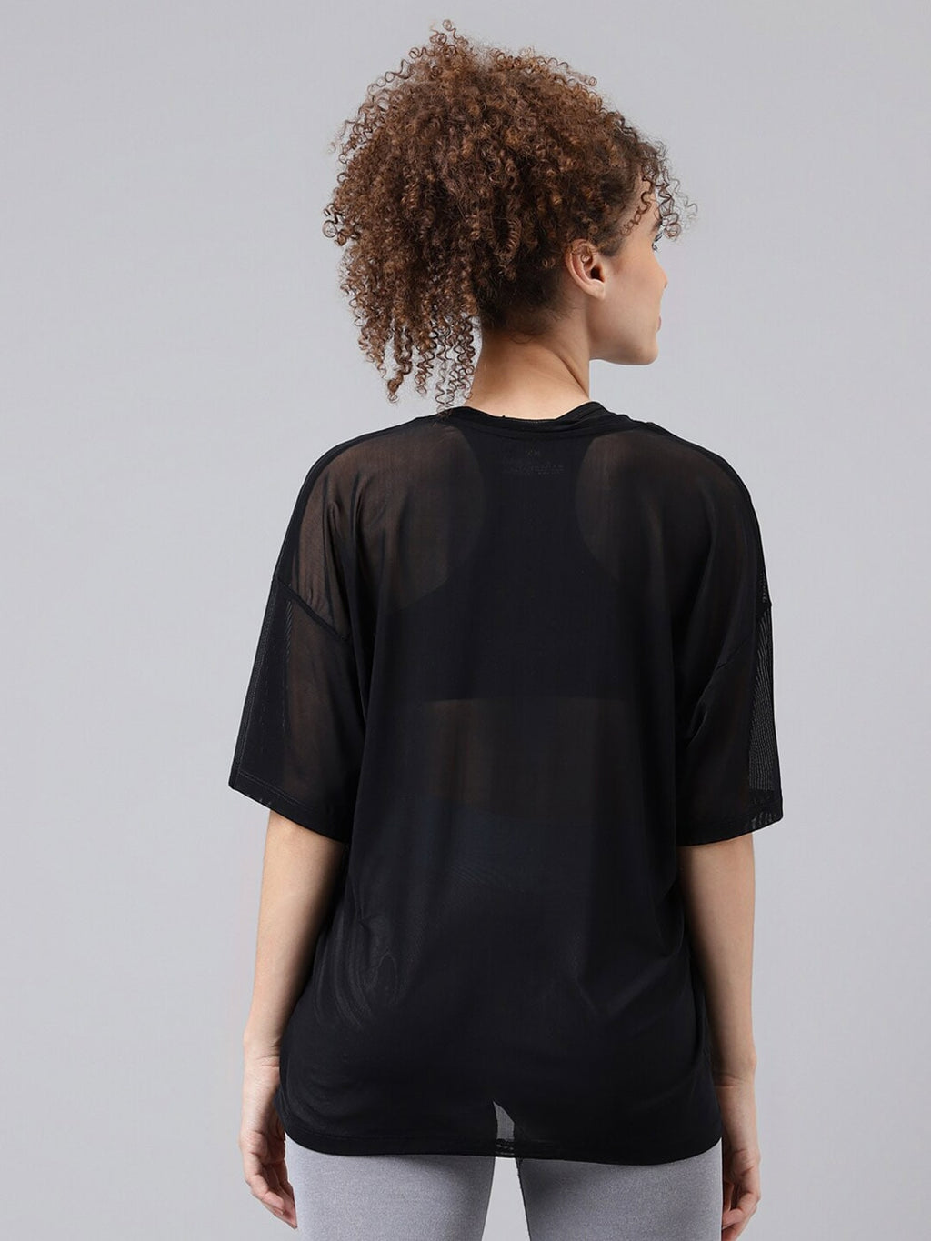 MKH Typography Printed Relaxed Fit Sheer Dri-FIT T-shirt