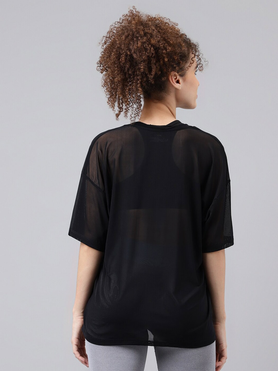 MKH Typography Printed Relaxed Fit Sheer Dri-FIT T-shirt
