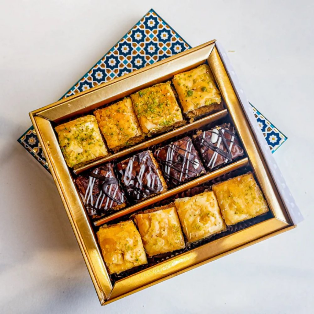Gwalia Sweets Assorted Square Baklawa Box