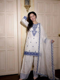 Teeya Creation Womens Trendy Stylish Embroidery Thread Work Blue Kurta Set