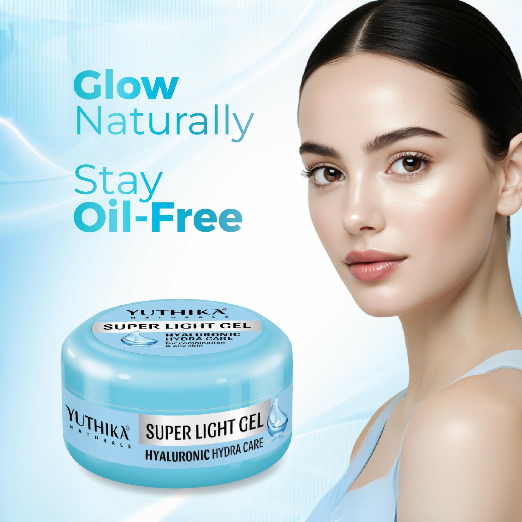 Yuthika Super Light Gel Face Moisturizer With Hyaluronic Acid