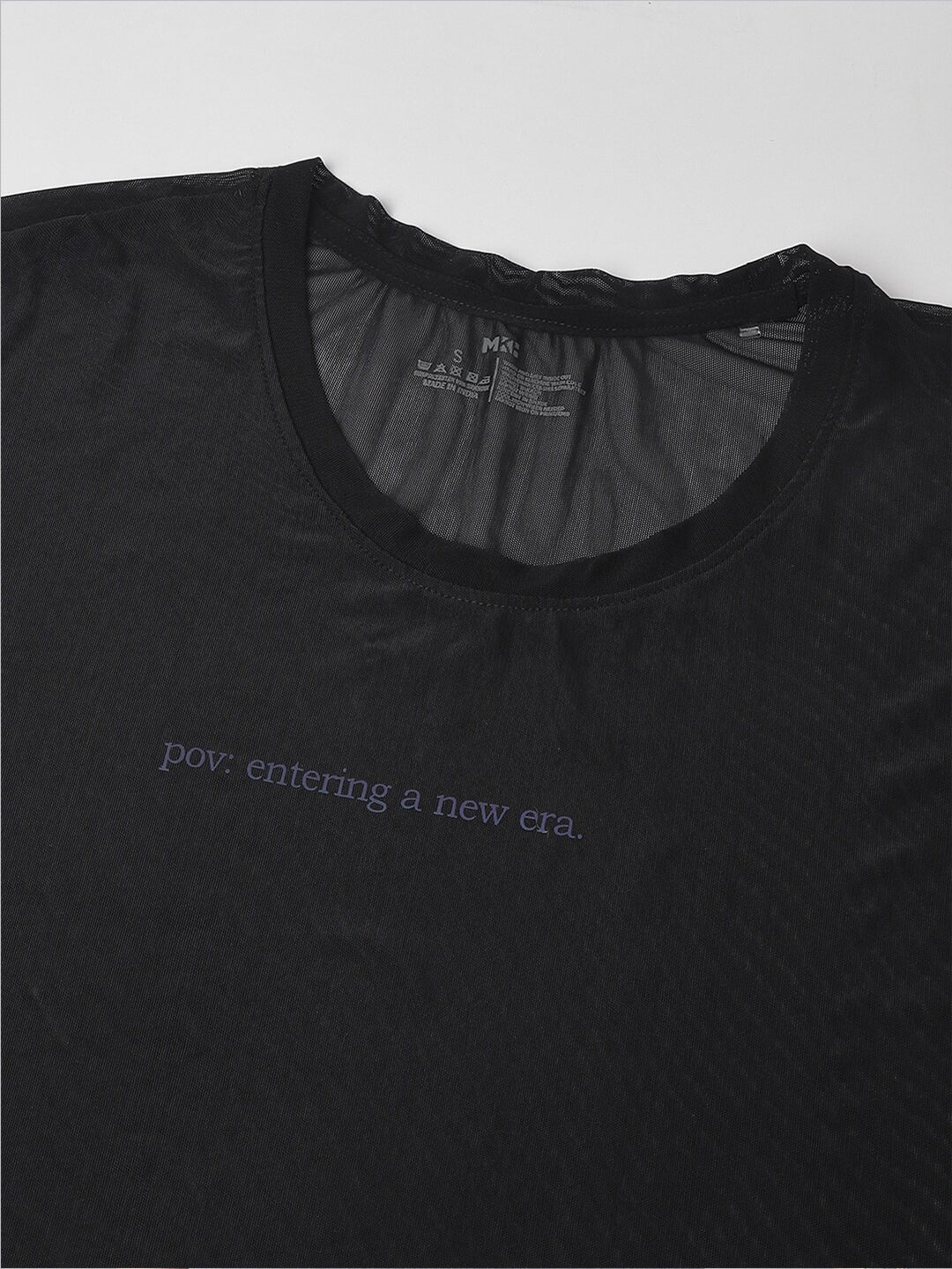 MKH Typography Printed Relaxed Fit Dri-FIT Sports T-shirt