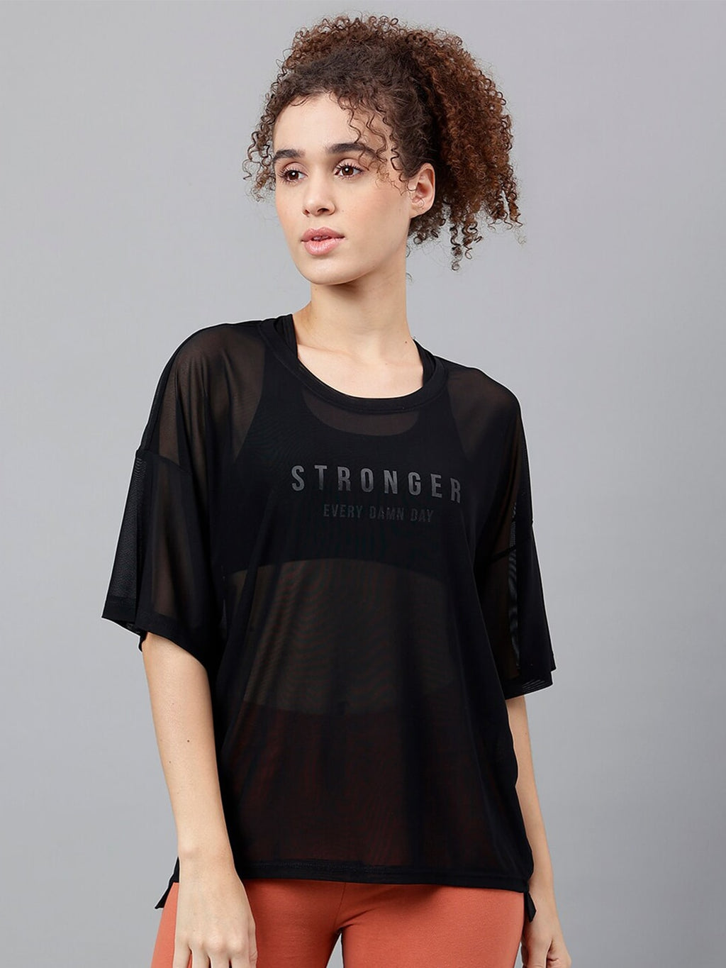 MKH Typography Printed Relaxed Fit Dri-FIT T-shirt