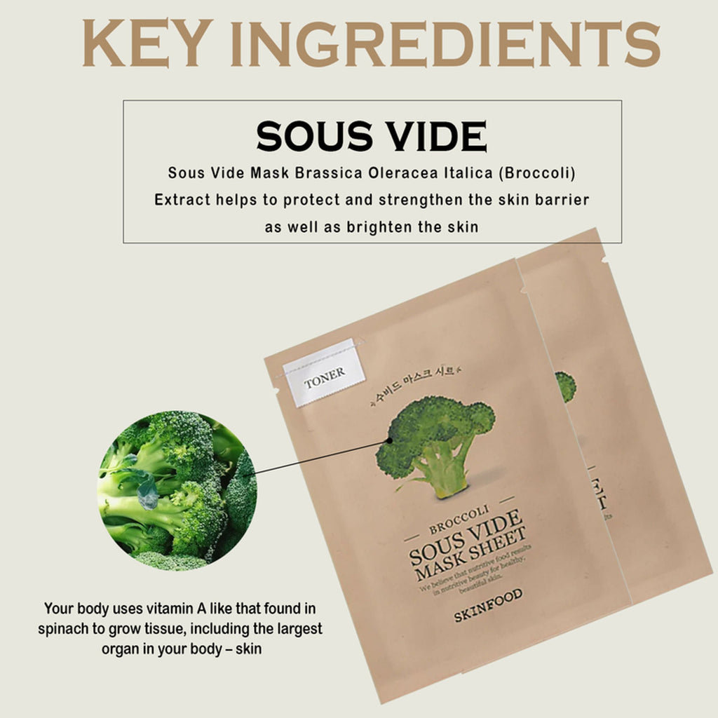 Skinfood Sous Vide Mask Sheet - Broccoli