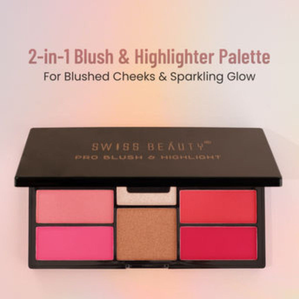 Swiss Beauty Pro Blush & Highlight - Shade 04