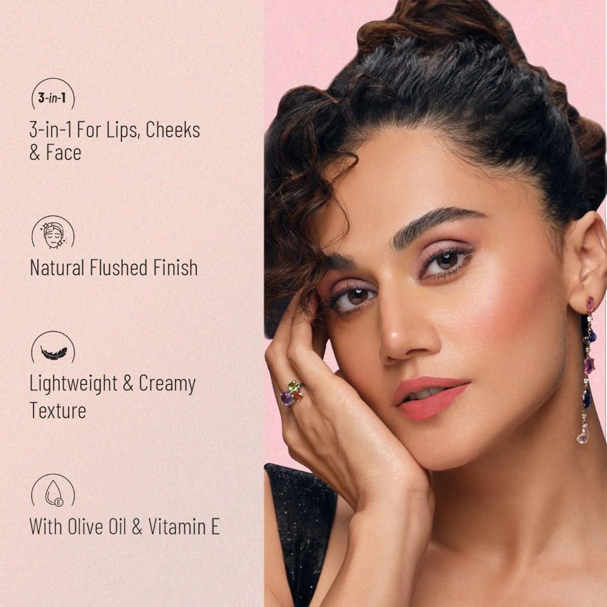 Swiss Beauty Lip & Cheek Cream - Coral Candy
