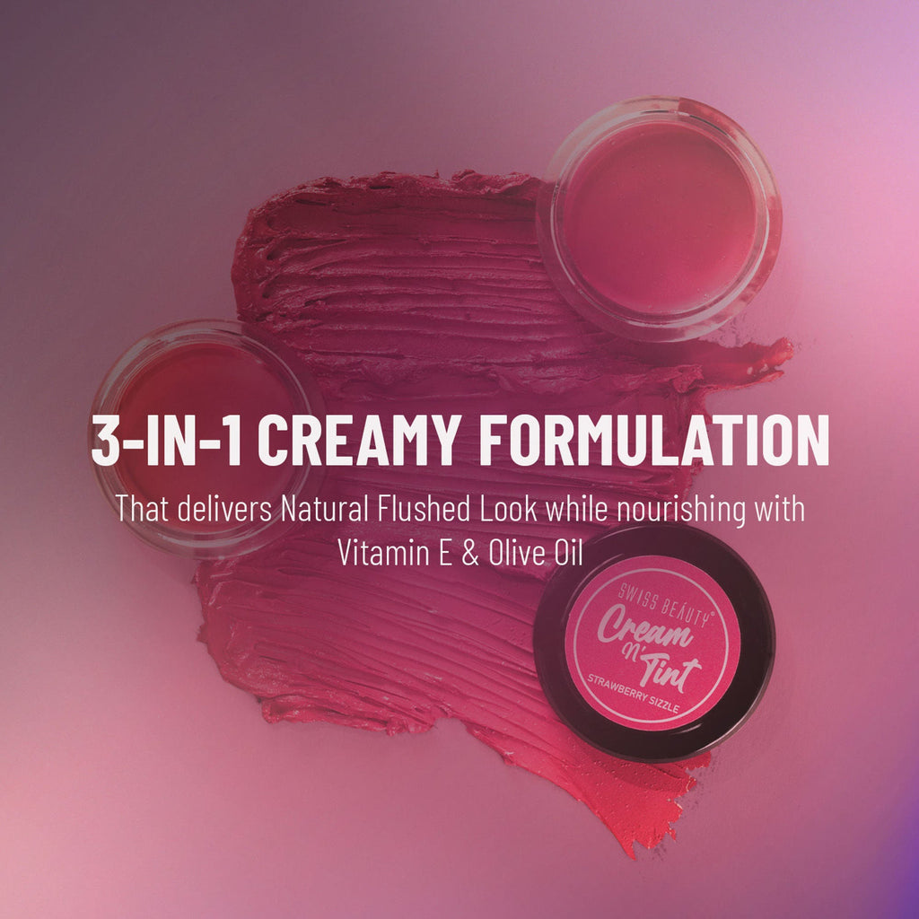 Swiss Beauty Lip & Cheek Cream - Fruity Fig
