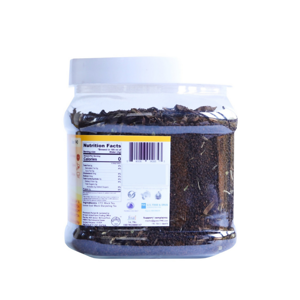 Tassyam Organics Royal CTC Tea | Chai - Jar