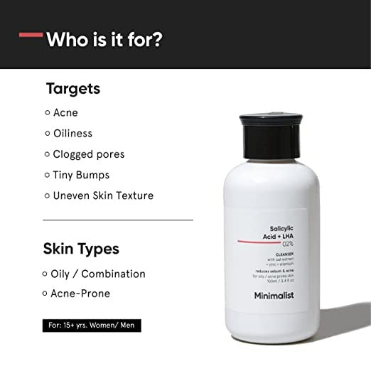 Minimalist 2% Salicylic Acid Face Wash
