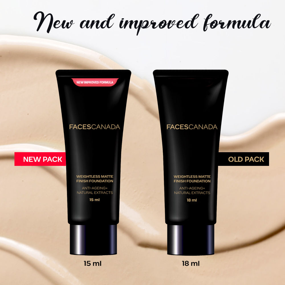 Faces Canada Weightless Matte Finish Foundation-Sand 06