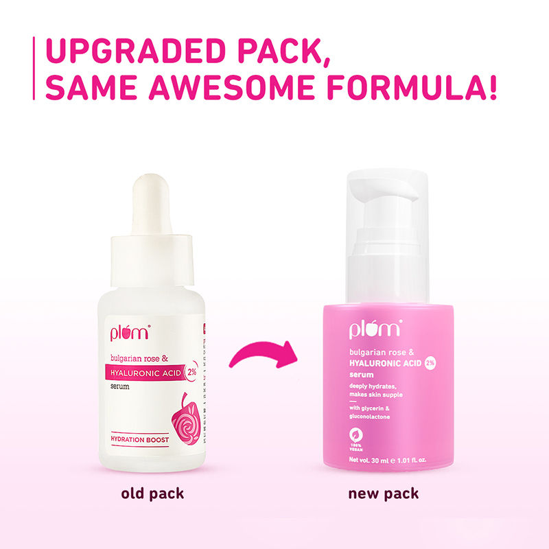 Plum Bulgarian Rose & 2% Hyaluronic Acid Serum