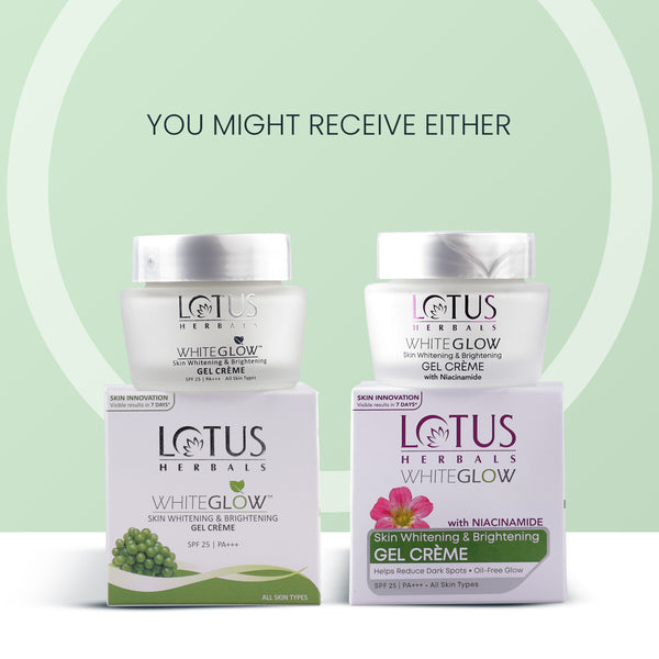 Lotus Herbals Whiteglow Skin Whitening And Brightening Gel Cream (SPF-25)