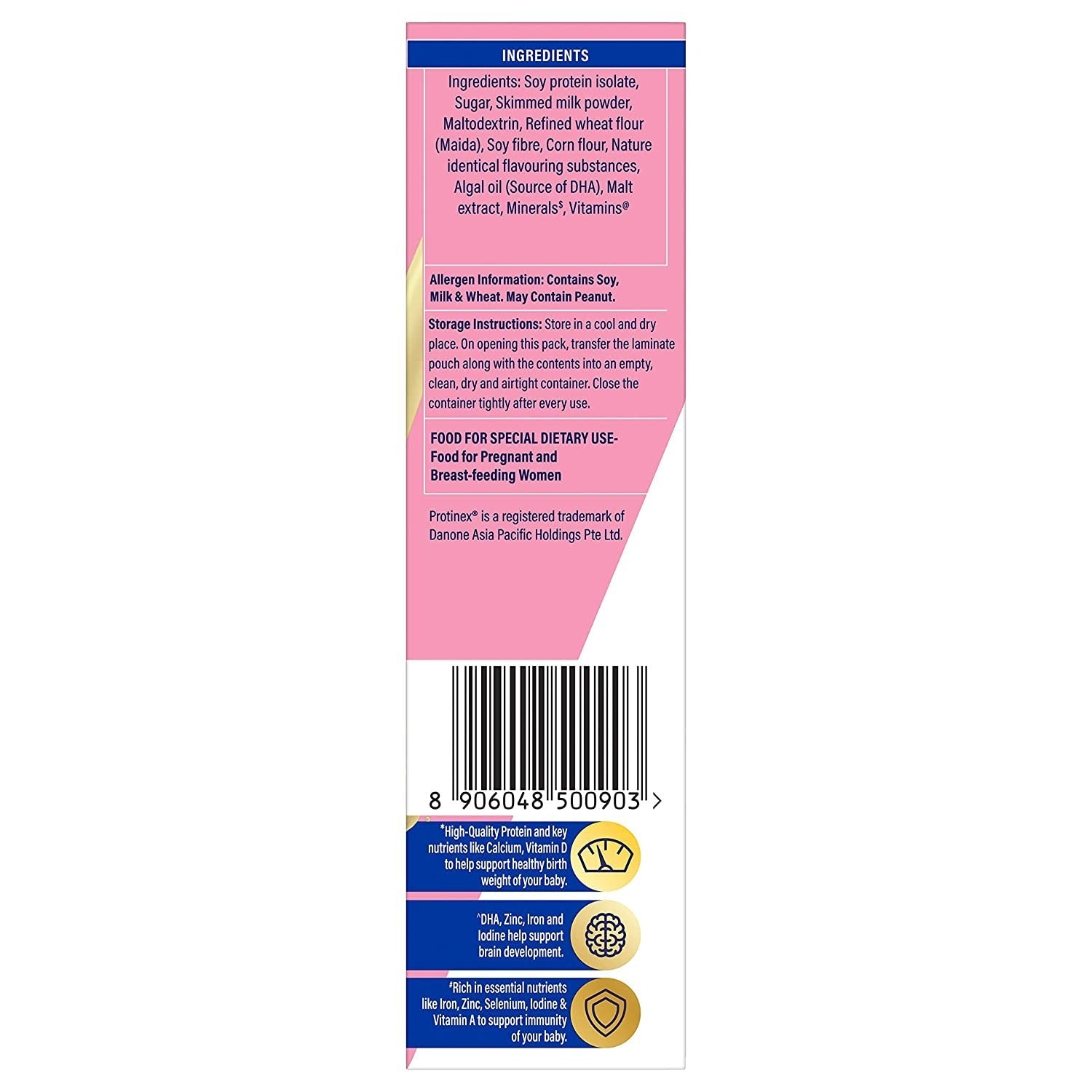 Protinex Mother's Nutritional Mix - Creamy Vanilla Flavour | With 28 Vital Nutrients to Support Healthy Birth Weight, Brain Development & Immunity