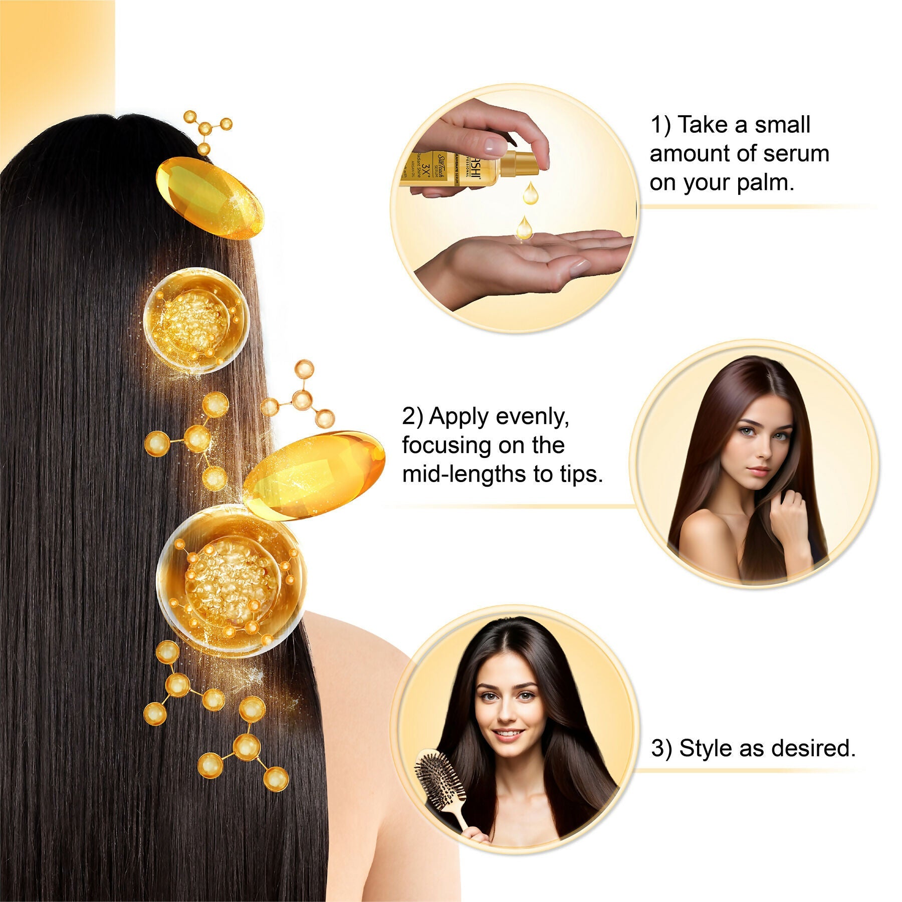 Nashi EverSilk Argan Oil Hair Serum for Women & Men