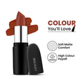 Swiss Beauty Pure Matte Lipstick , Non-Drying, Smooth Glide, Long Lasting - N215 Natural Coco